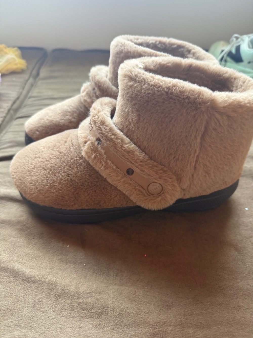 Crocs furry boots